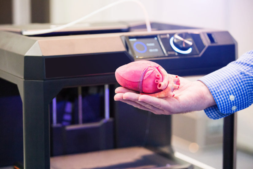 Coração humano impresso em 3d