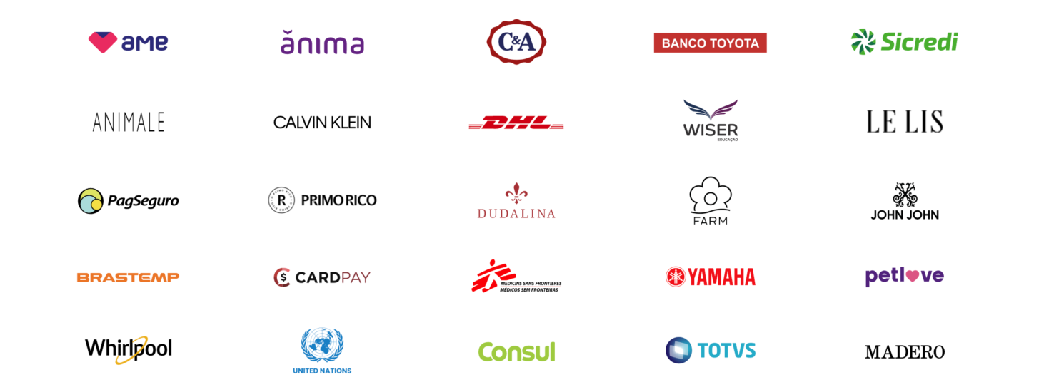 Imagem com diversos logos de empresas parceiras da UDS›