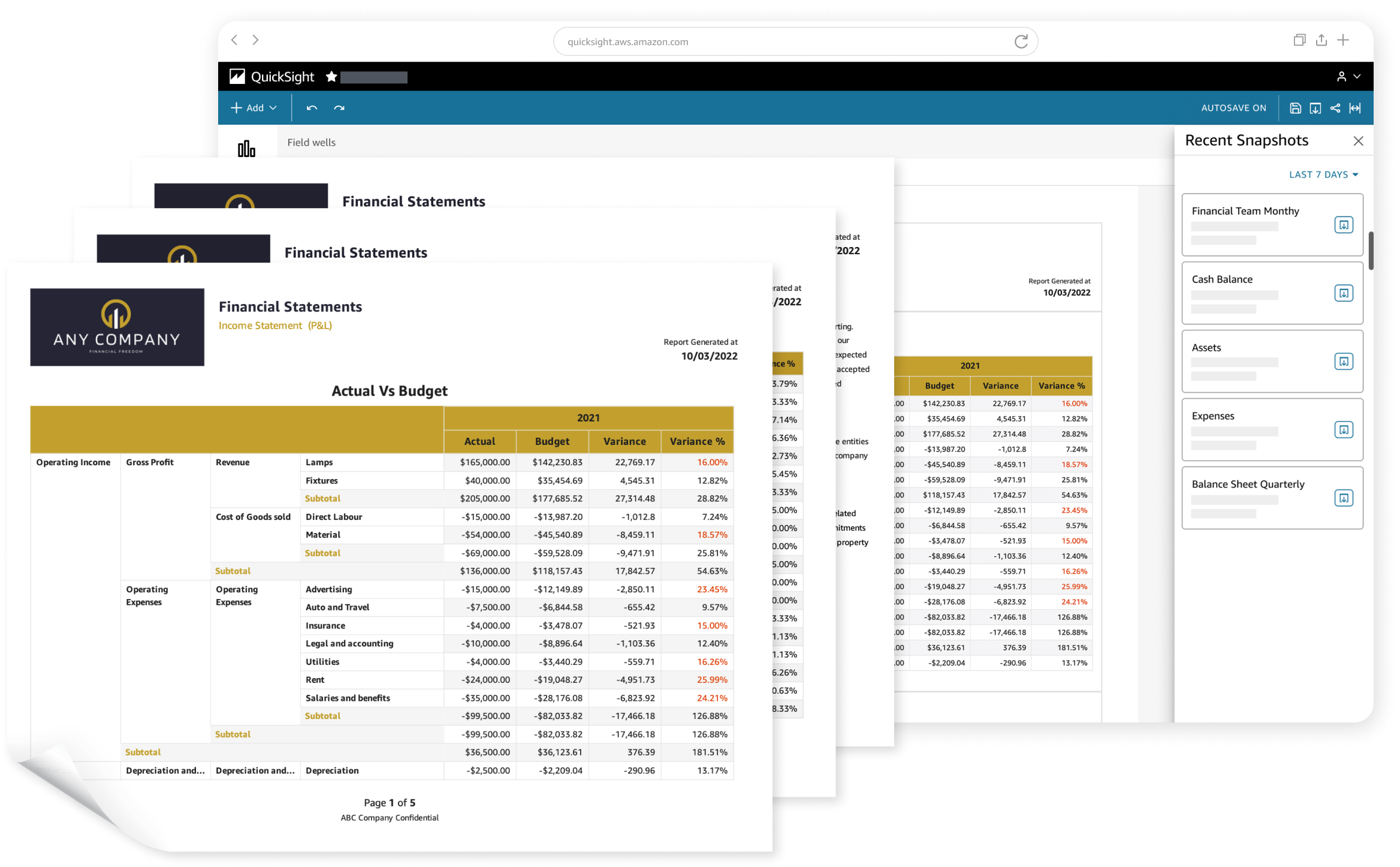 imagem ilustrativa para Relatórios financeiros e aderência às normas de BI em nuvem, análise de dados AWS, dashboard interativo.
