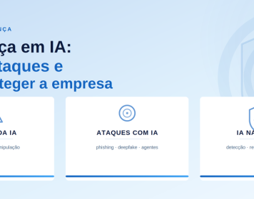 capa com cards que explicam pilares da segurança em IA para empresas